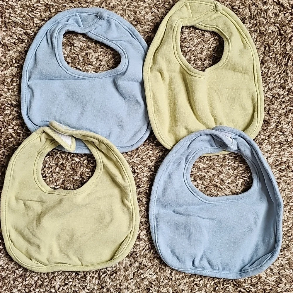Lot Of Baby Boy Items- Bibs Hats Socks & Mittens- Multi Color